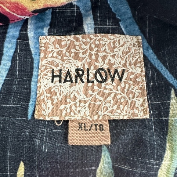 Harlow jungle, print, tie, shirt, cropped size  L/XL Jungle Barbie - Picture 6 of 9